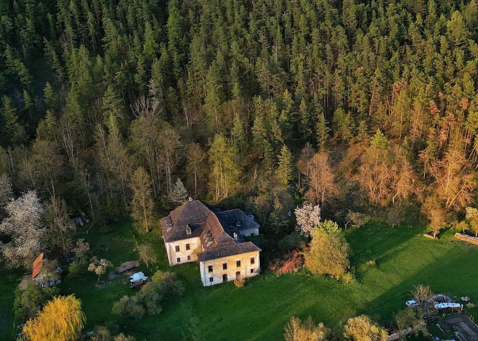 Spring, Natural landscape, Bird's eye view