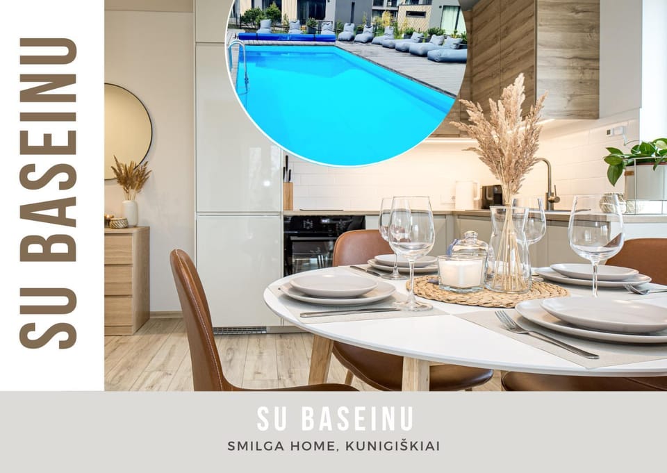 Dining area, Text overlay