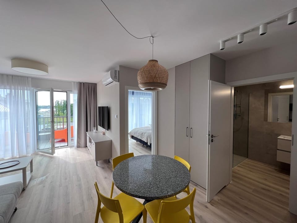 TV and multimedia, Living room, Seating area, wardrobe, air conditioner
