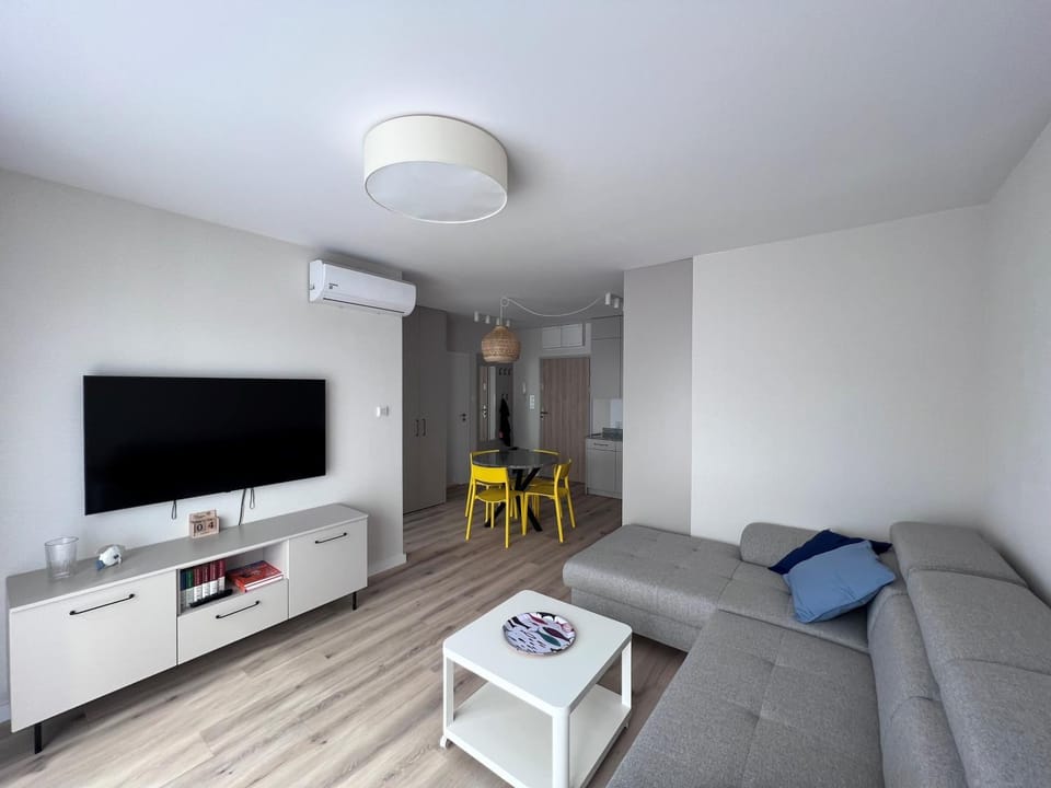 Communal lounge/ TV room, TV and multimedia, Living room, Seating area, air conditioner