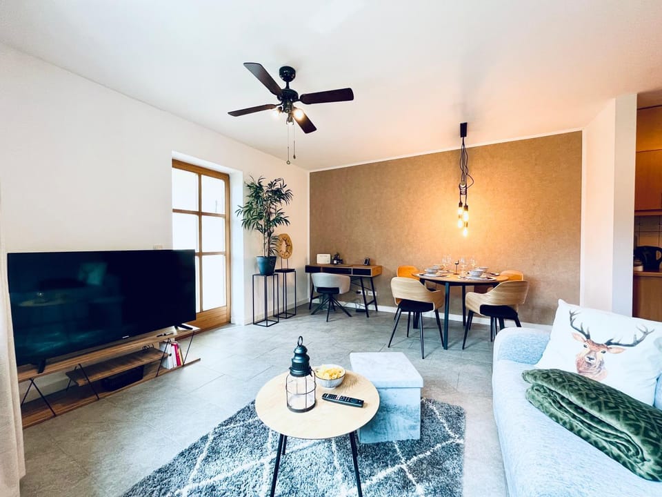 TV and multimedia, Living room, fireplace, locker