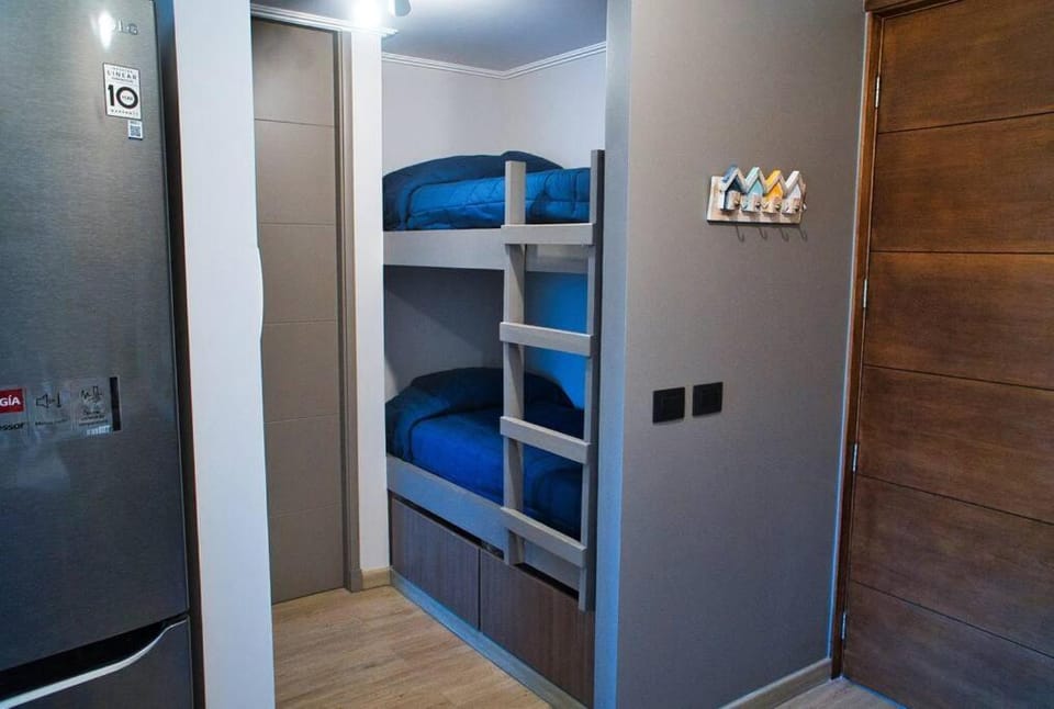 Photo of the whole room, Bedroom, bunk bed