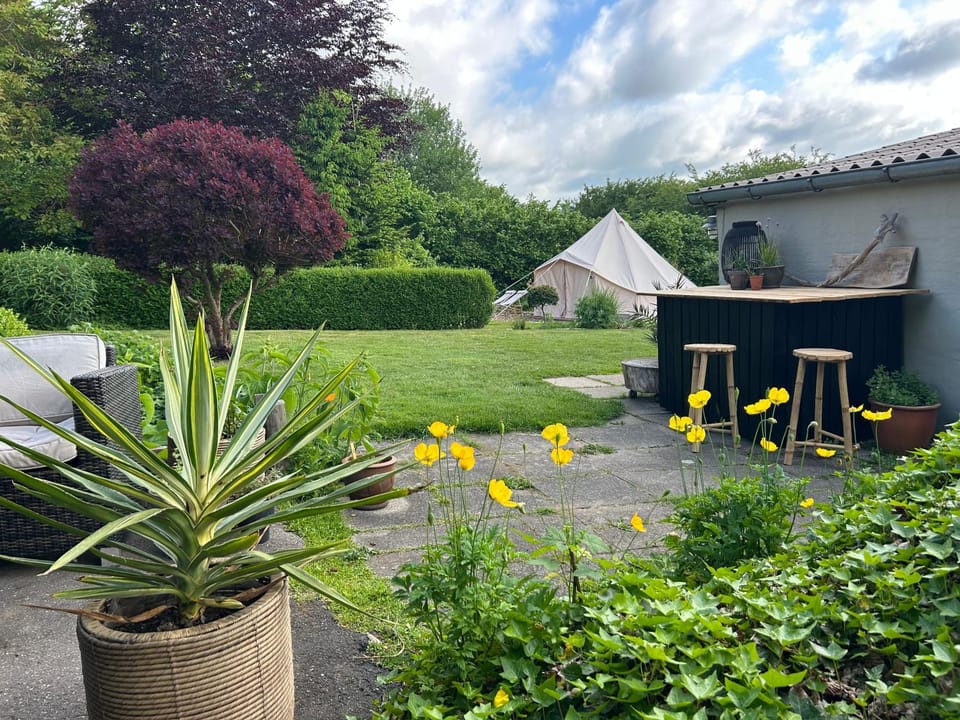 Cozy Garden Glamping Luxury tent in Svendborg