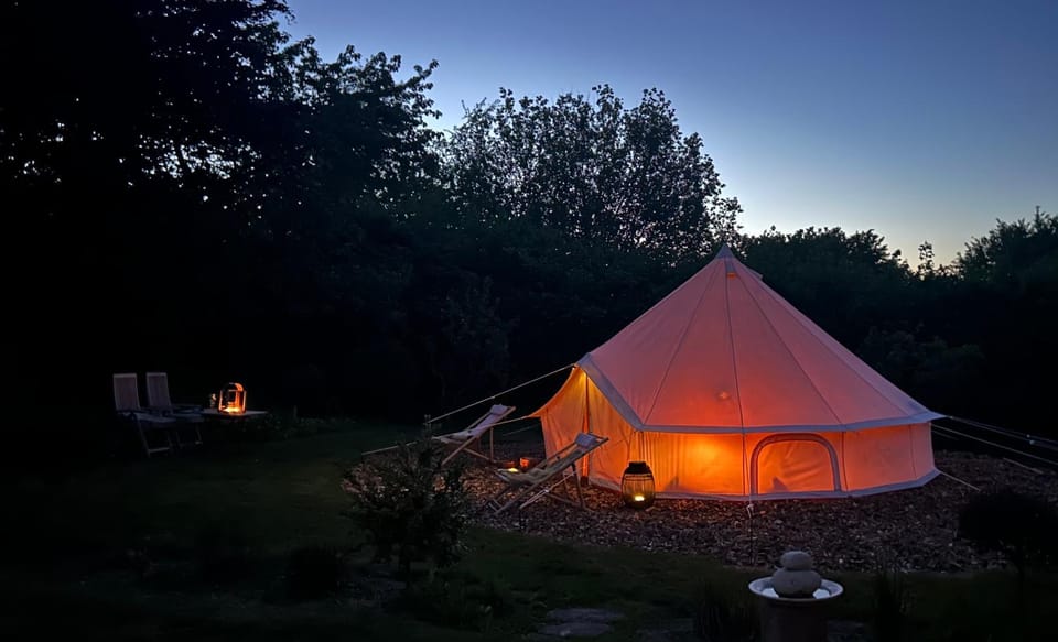 Cozy Garden Glamping Luxury tent in Svendborg