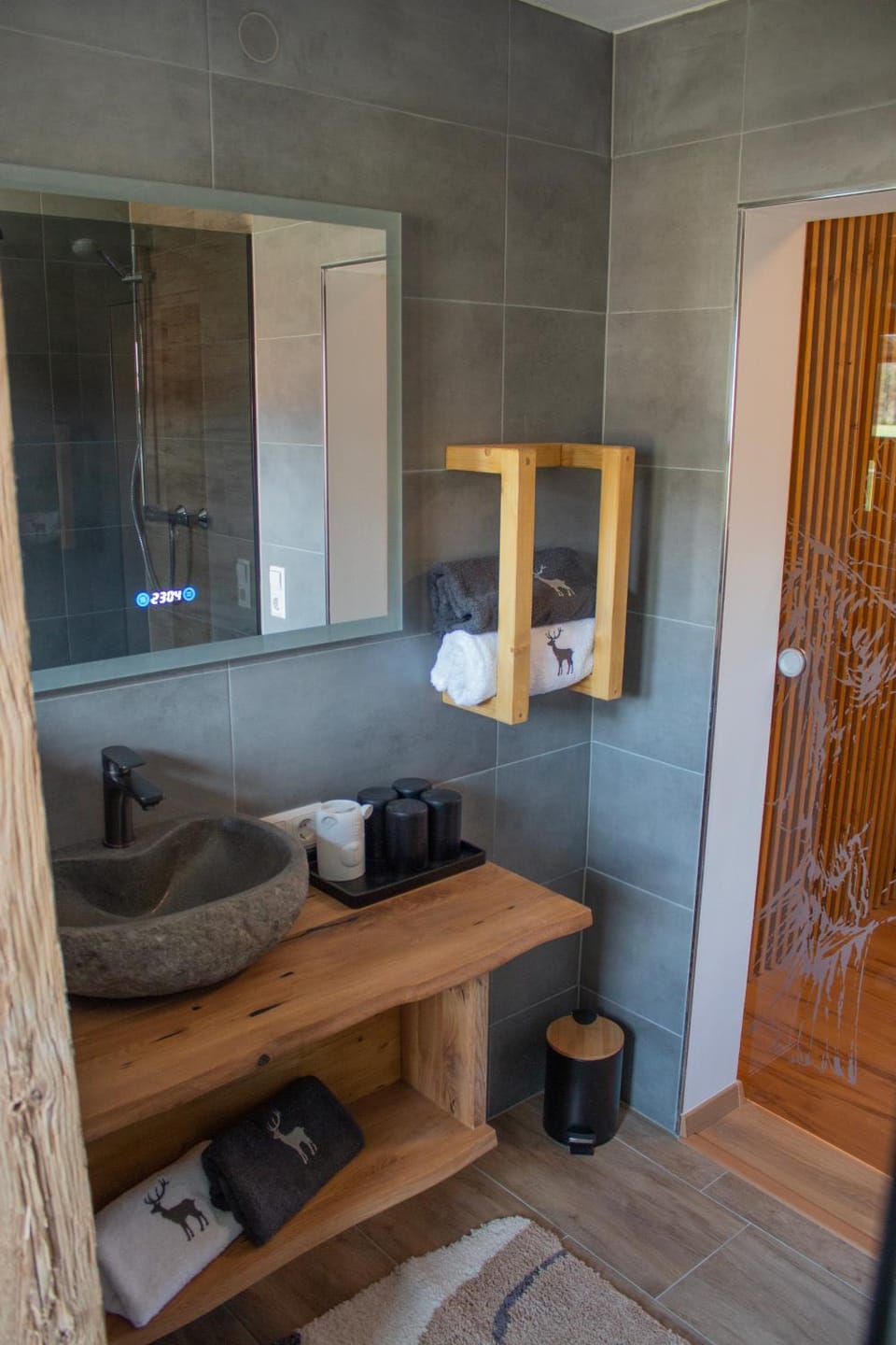 Bathroom, Photo of the whole room, towels