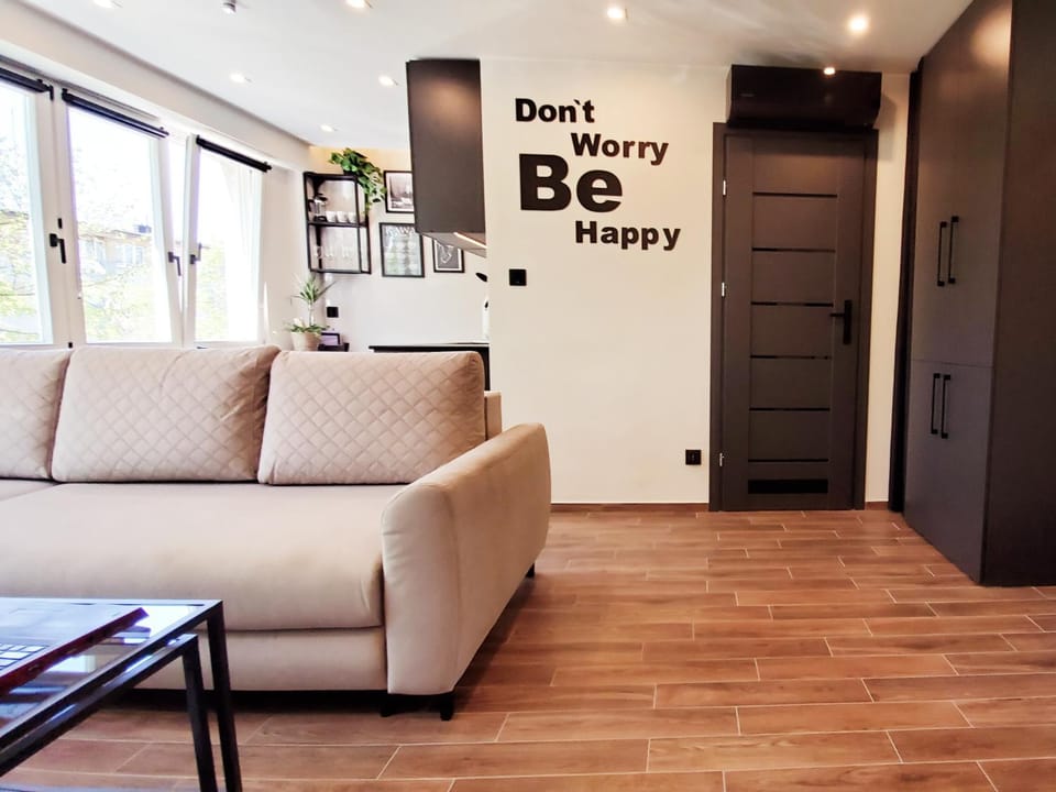 Living room, kitchen, air conditioner