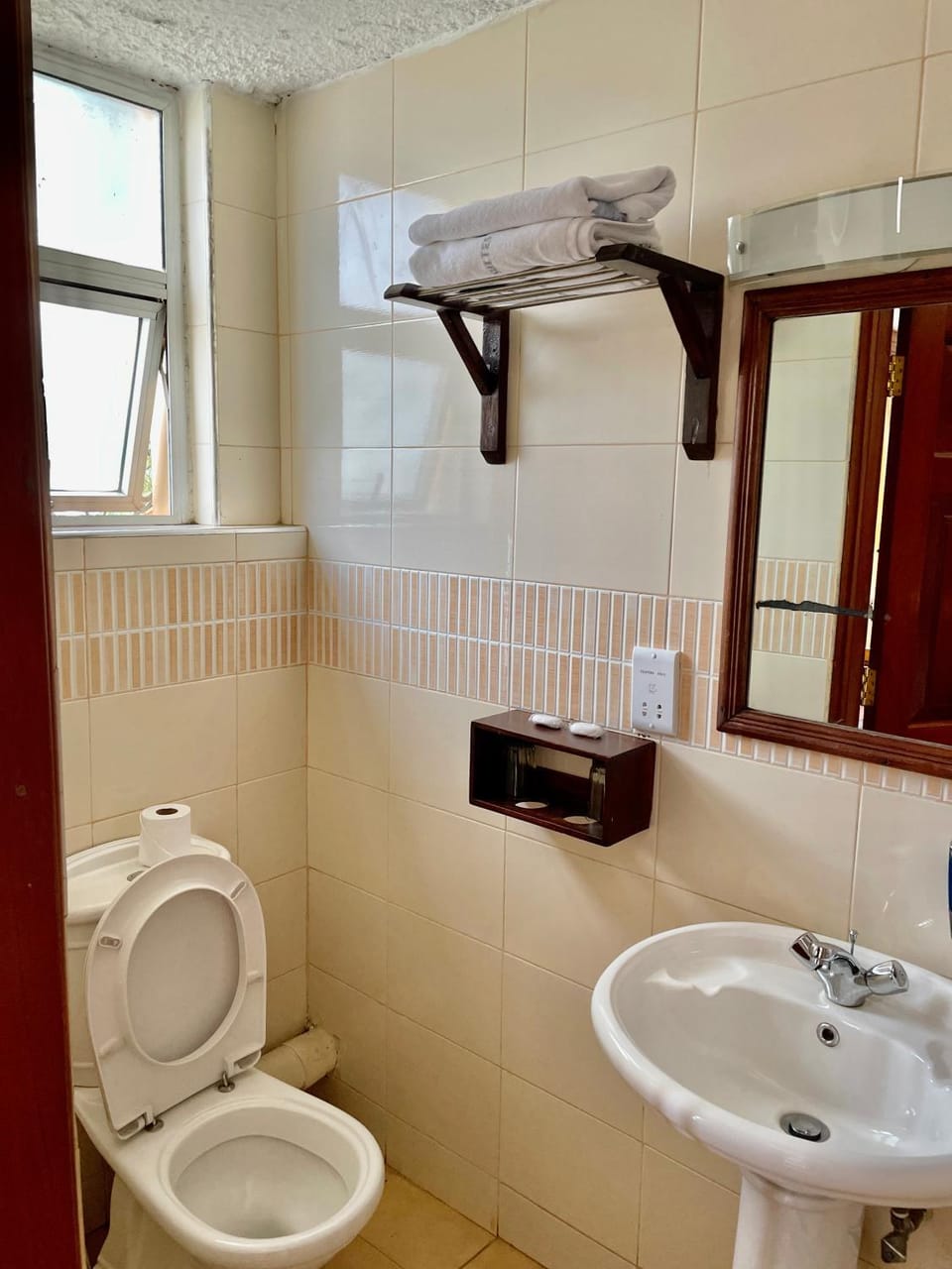 Toilet, Bathroom, towels
