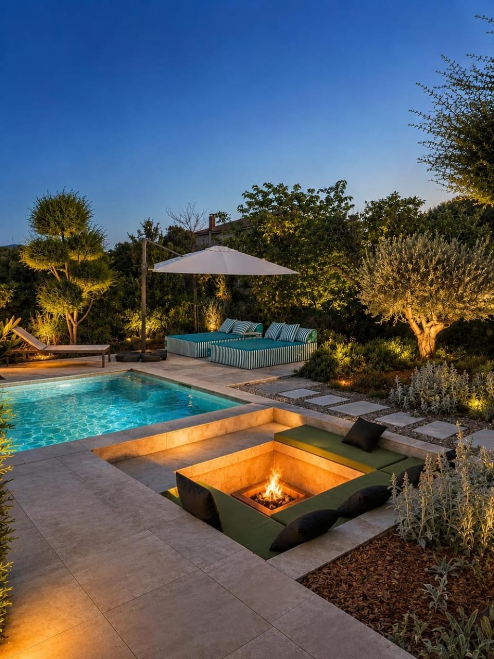 Garden, Garden view, Swimming pool