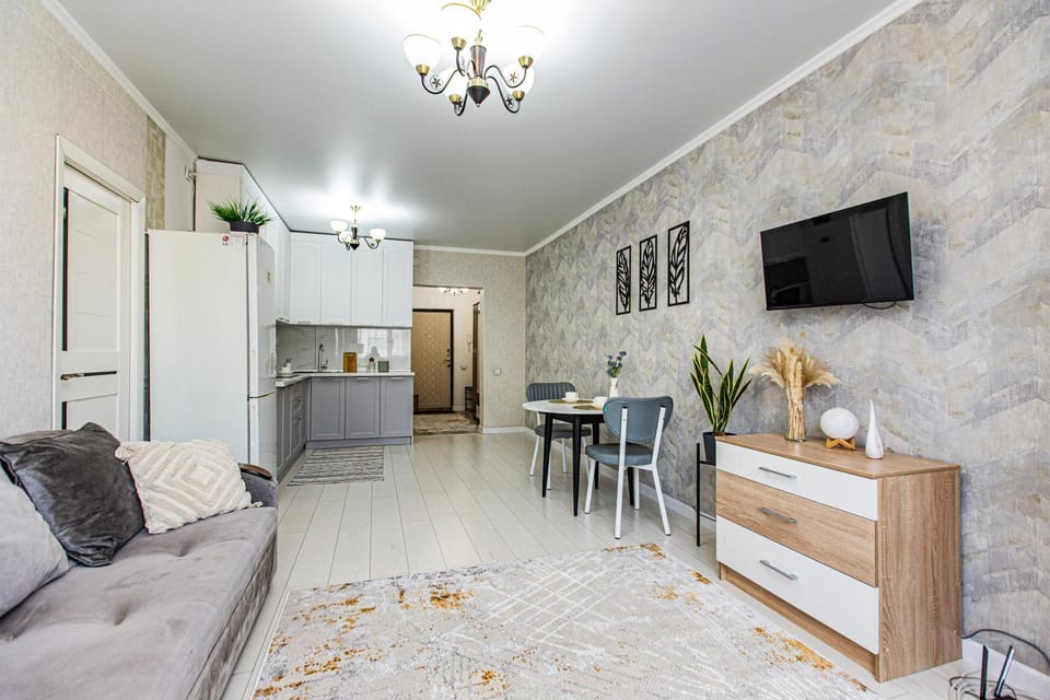 BAYHOUSE - Апартаменты в ЖК Уш Сункар Apartment in Almaty