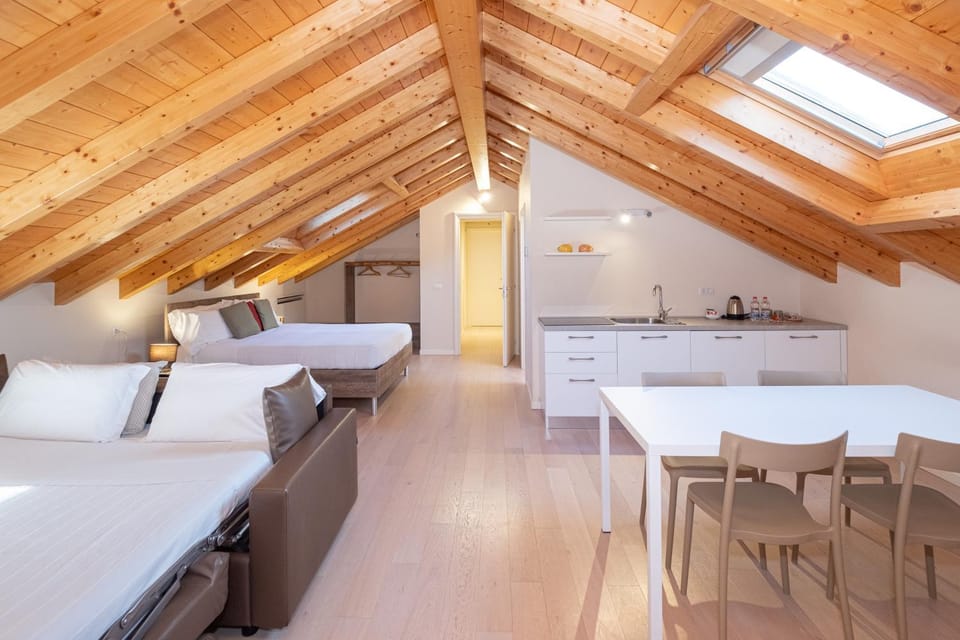 Kitchen or kitchenette, Living room, Dining area