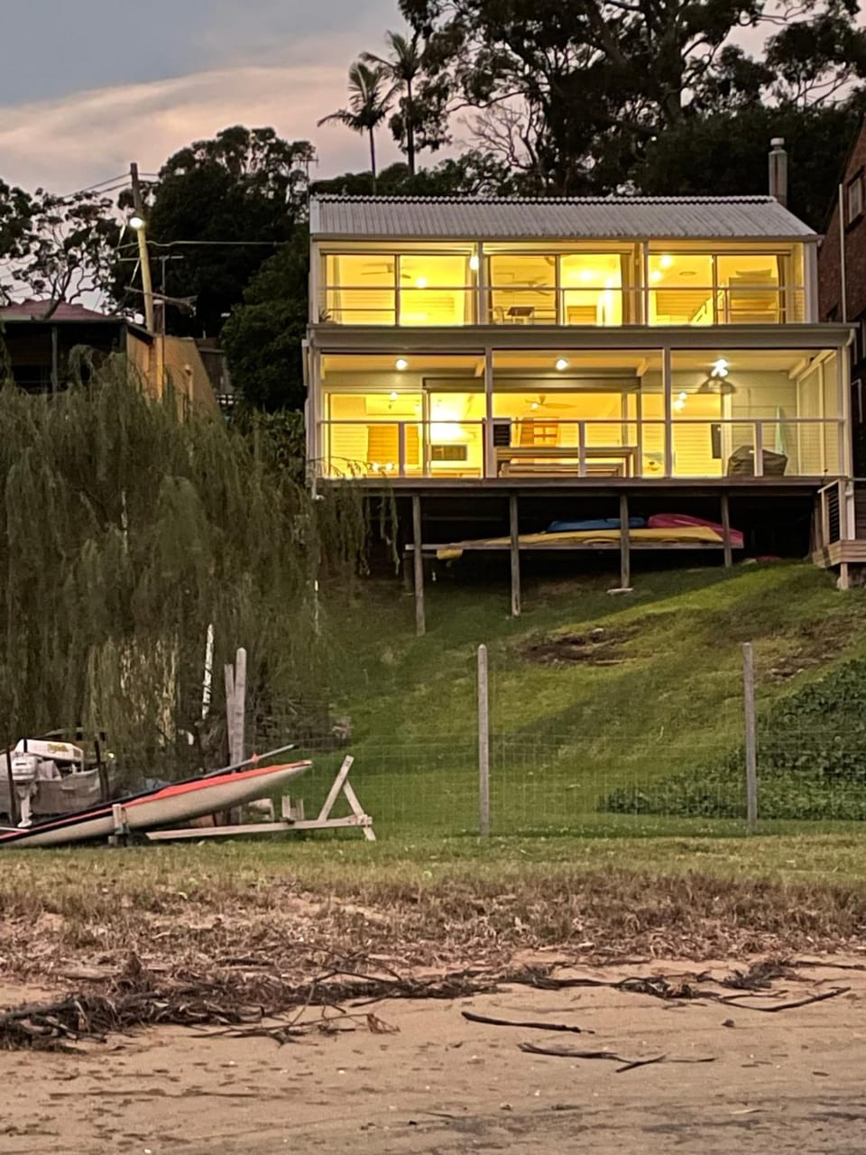 Property building, Garden, River view
