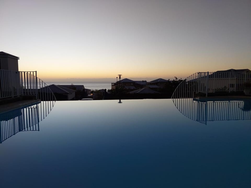 Swimming pool, Sunset