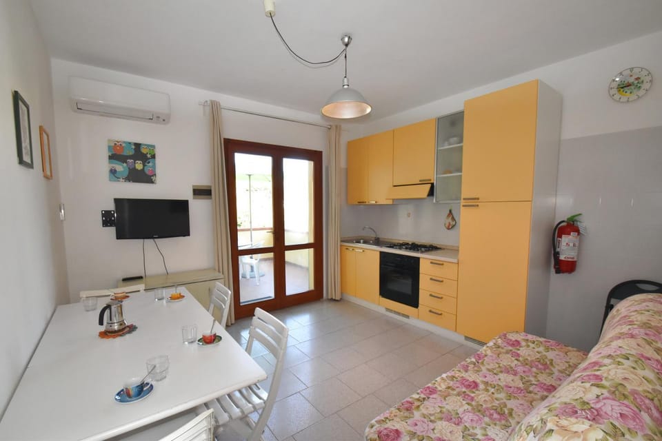 Living room, stove, air conditioner