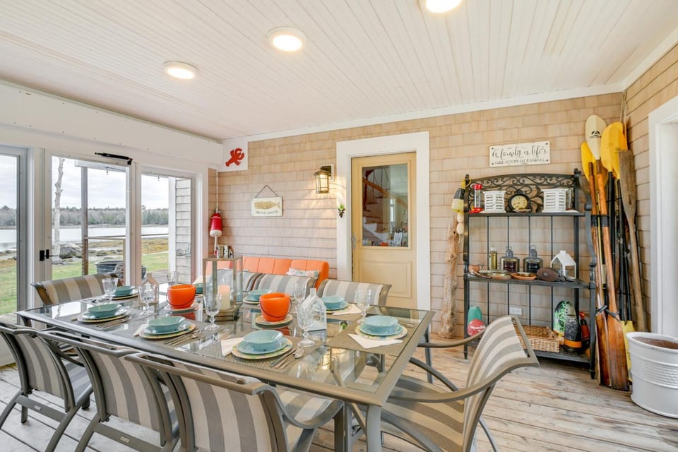Waterfront Deer Isle Apartment w/ Fire Pit Apartment in Deer Isle