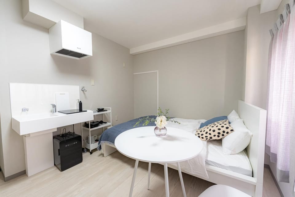 Kitchen or kitchenette, Living room, Dining area