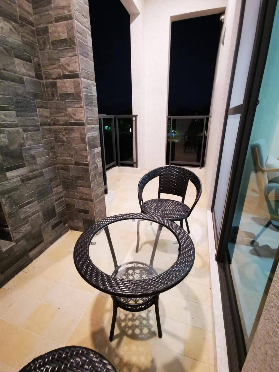 Patio, Night, View (from property/room), Balcony/Terrace, Seating area