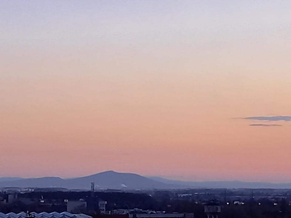 Mountain view, Sunrise, Sunset