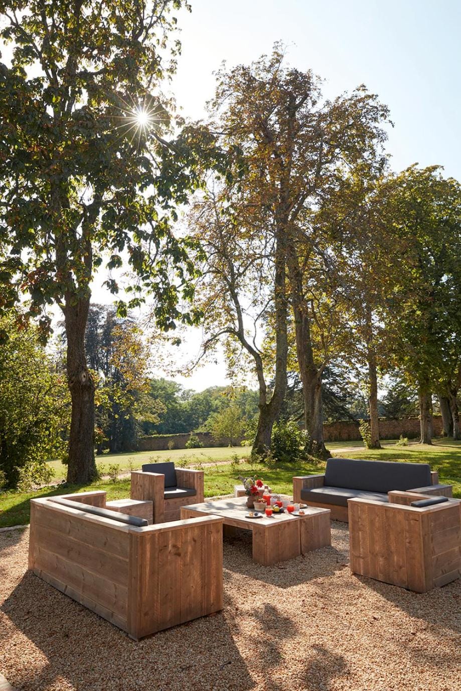 Garden, Living room, Garden view