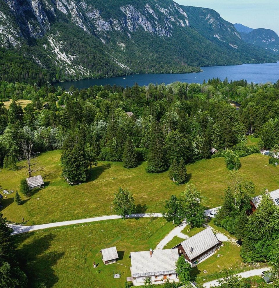 Property building, Natural landscape, Bird's eye view, Mountain view