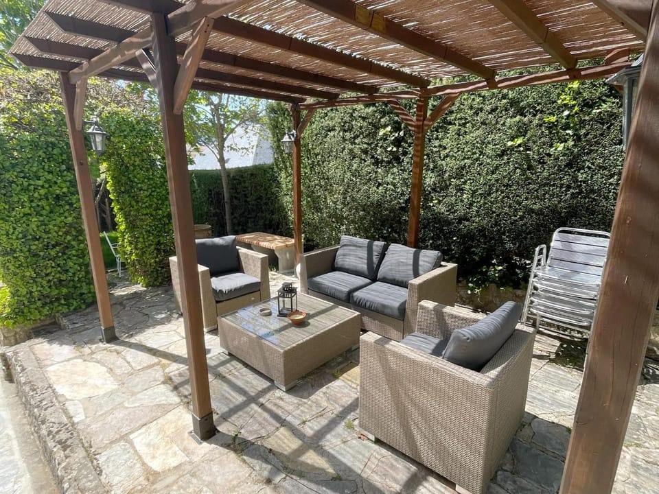 Patio, Seating area, Garden view