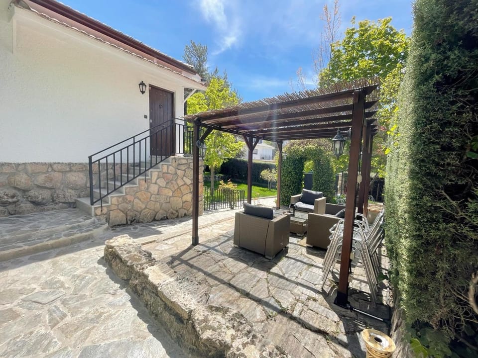 Property building, Patio, Day, Garden view