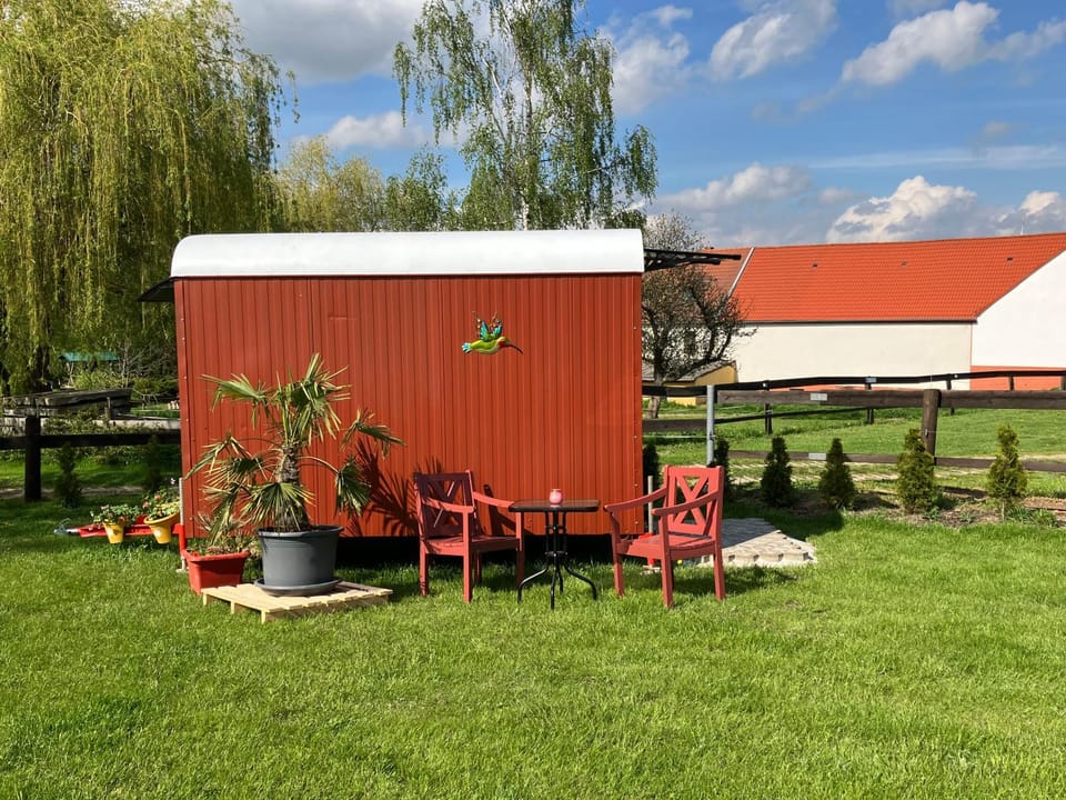 Property building, Spring, Garden view