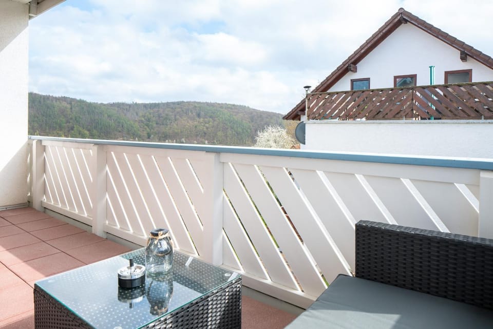 Day, Natural landscape, View (from property/room), Balcony/Terrace, Balcony/Terrace, Dining area, Mountain view
