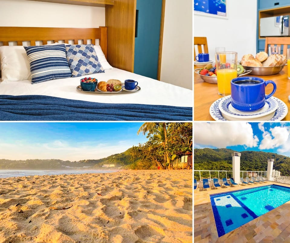 Apartamentos 300m Praia das Toninhas - vista para a serra do mar Apartment in State of São Paulo
