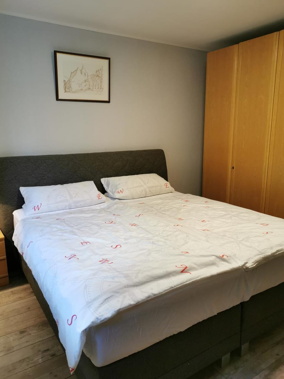 Bed, Photo of the whole room, Bedroom, wardrobe