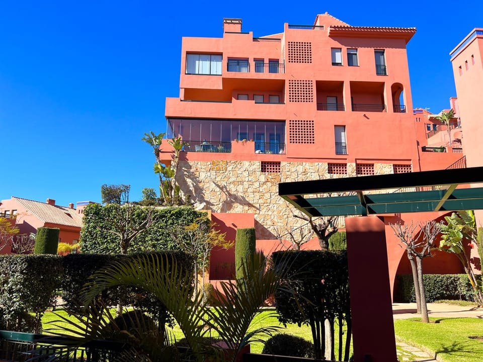 Property building, Garden view