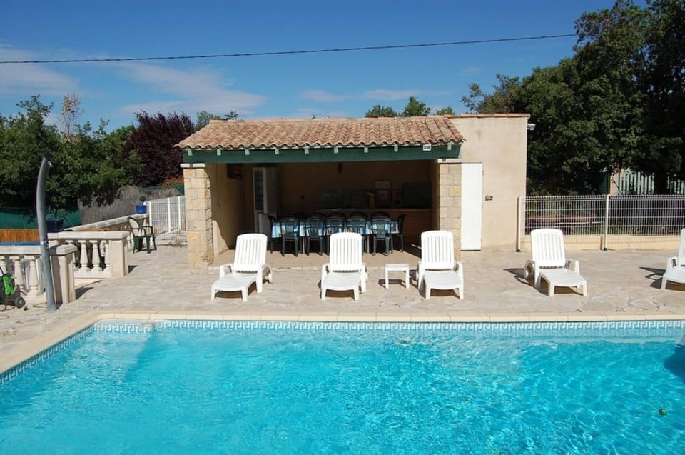 Property building, Living room, Swimming pool