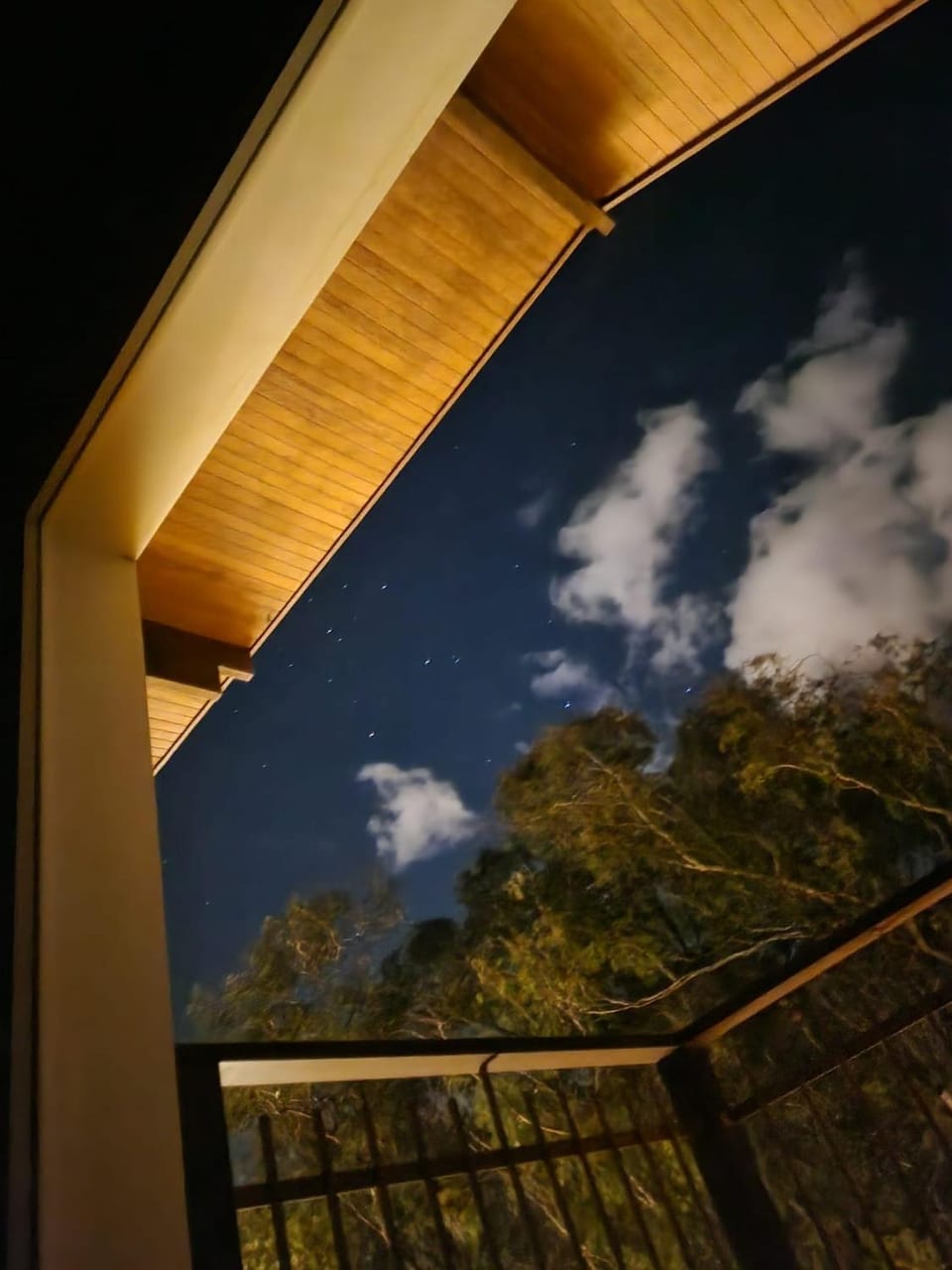 Night, View (from property/room), Balcony/Terrace