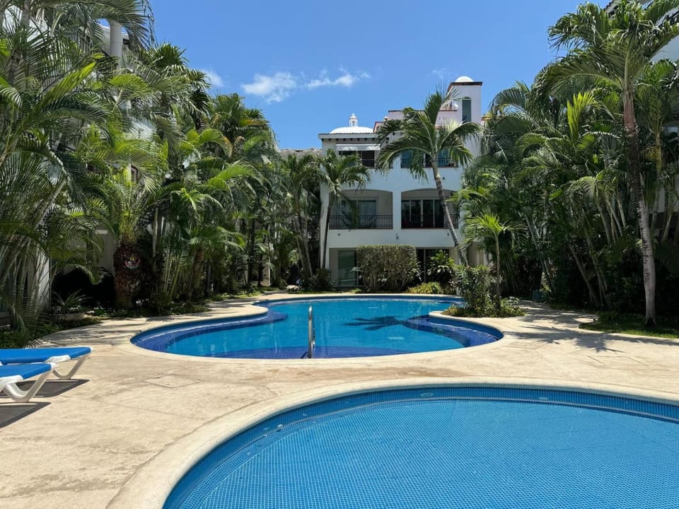 Desirable Location, Private Terrace Overlook Pool House in Playa del Carmen