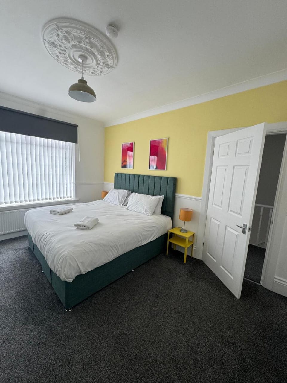 Bed, Photo of the whole room, Bedroom, heating, internet, towels