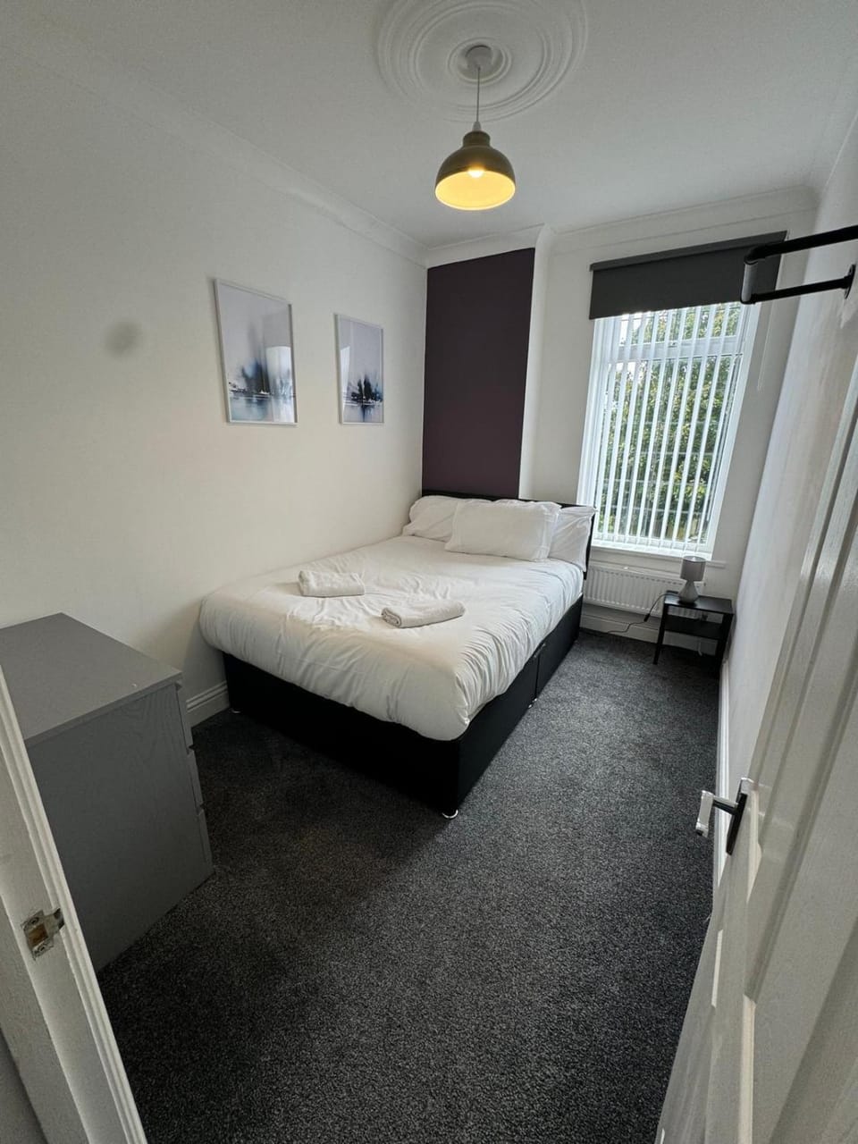 Bed, Photo of the whole room, Bedroom, heating, internet, towels