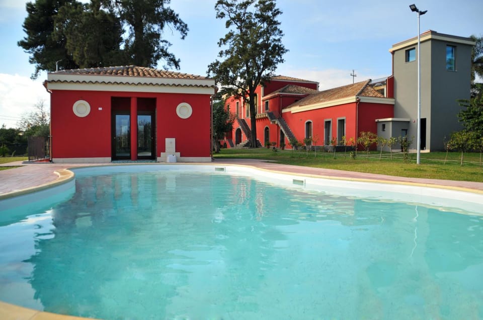 Property building, Pool view, Swimming pool