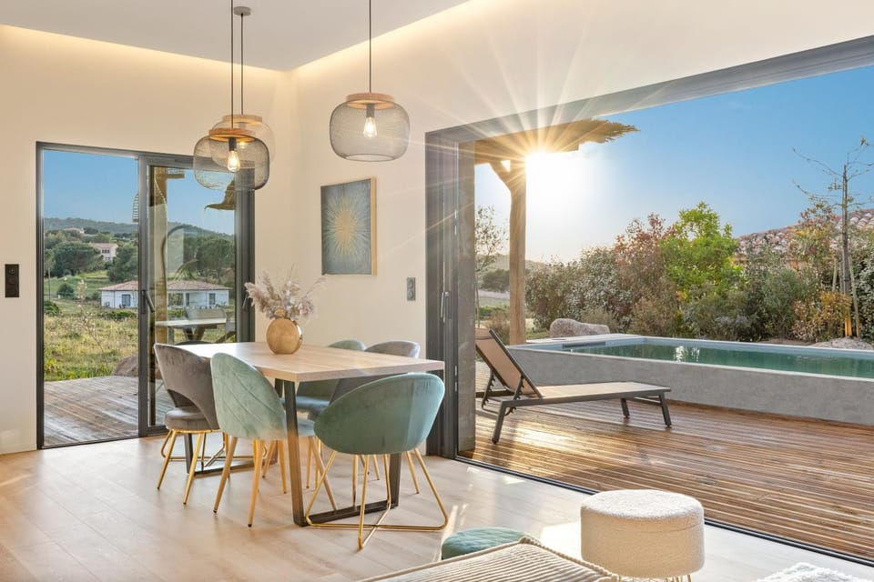 Patio, View (from property/room), Living room, Pool view, Swimming pool