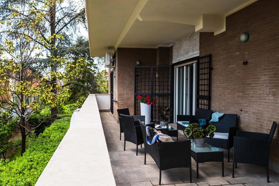 Patio, Balcony/Terrace, Garden view, sunbed