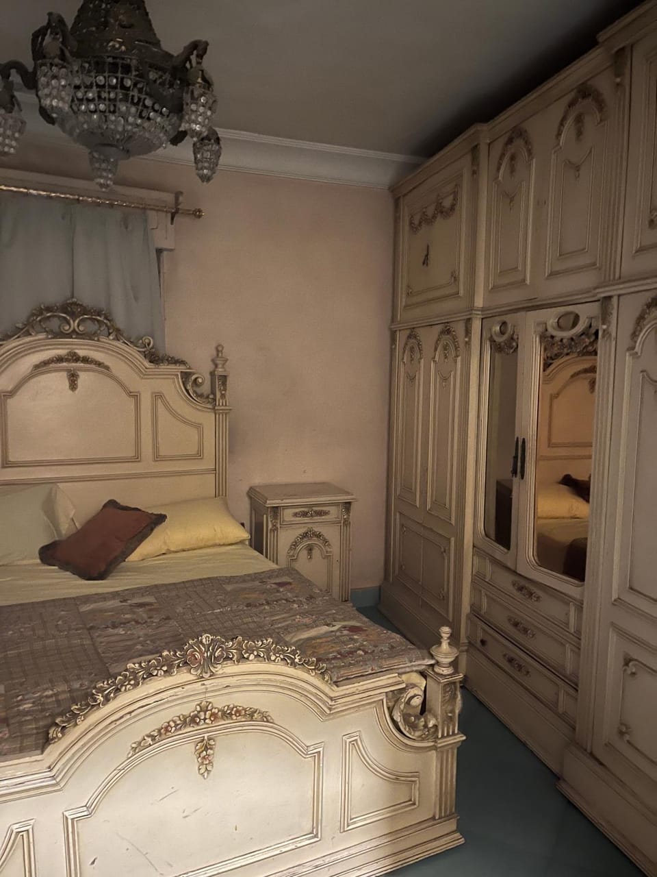 Bed, Photo of the whole room, Bedroom, wardrobe