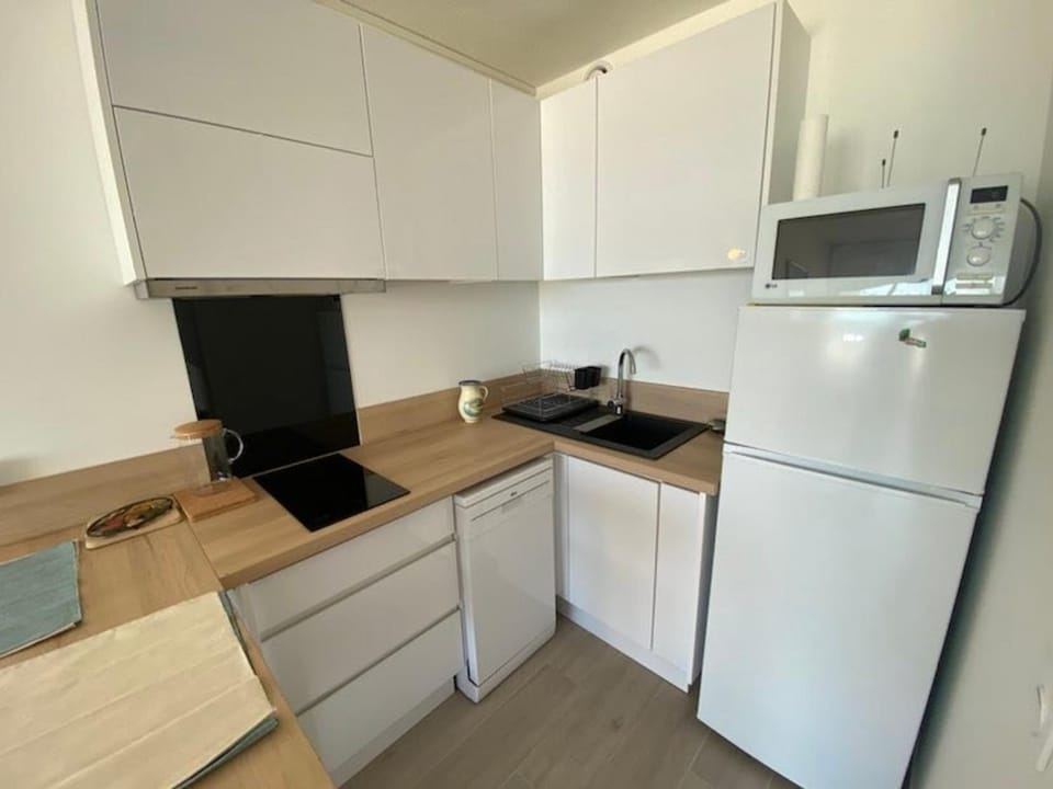 Studio pied dans l'eau, grand frigo, lave-vaisselle, lave-linge, parking privé - FR-1-326-787 Apartment in Marseillan