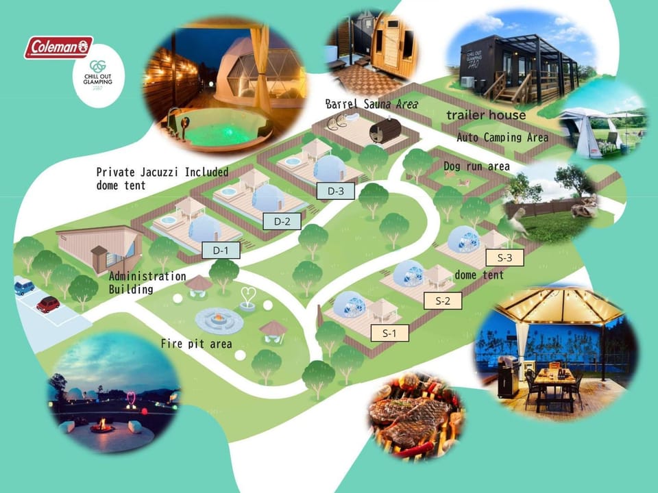 Area and facilities