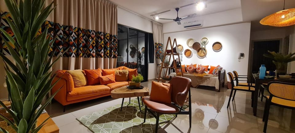 BOHO Geniehome 3BR free W-ifi @ Utropolis ShahAlam Apartment in Petaling Jaya