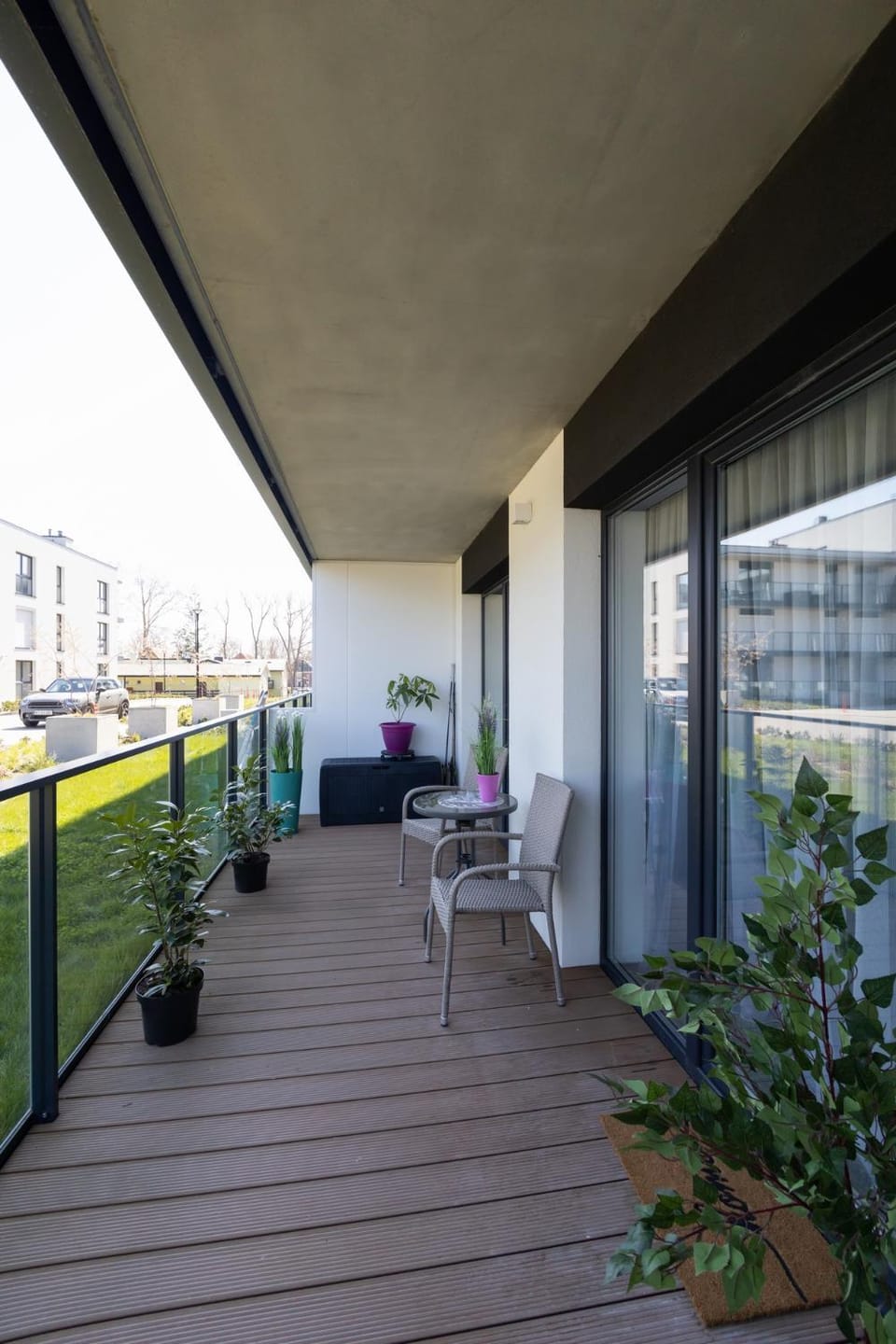 Balcony/Terrace, Seating area, Garden view