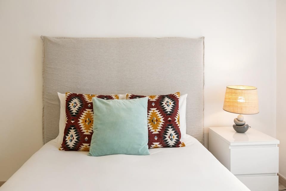 Bed, Decorative detail, Bedroom