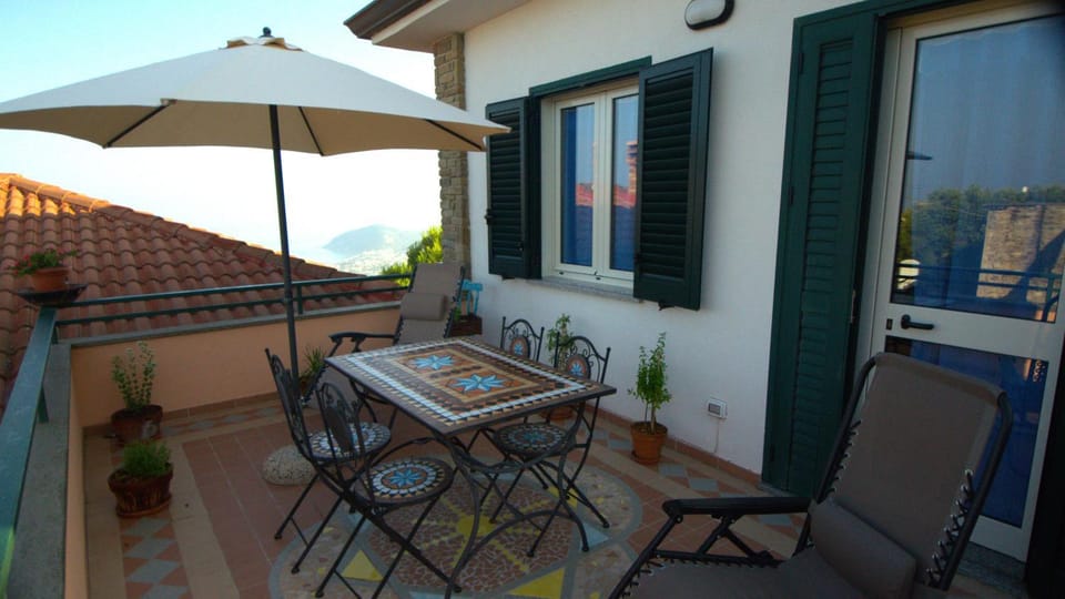 View (from property/room), Balcony/Terrace, Sea view, Sea view, Quiet street view, kitchen