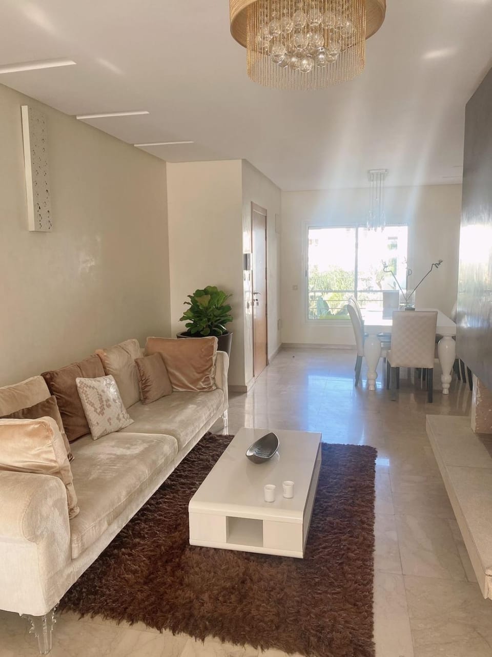 Luxueux appartement Bay view dans une résidence avec magnifique jardin Apartment in Casablanca