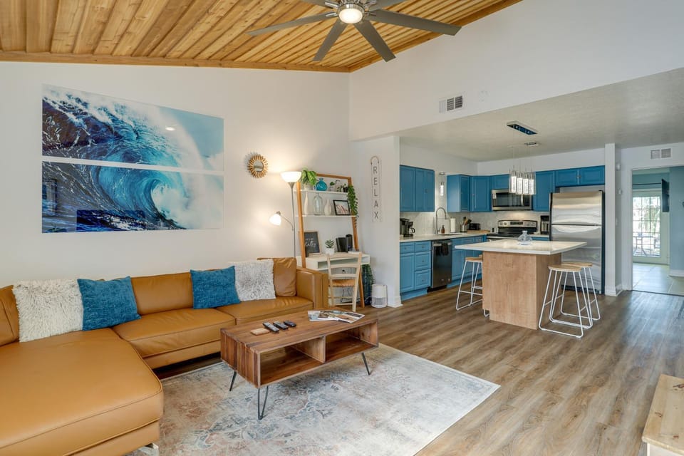 Breezy Cape Canaveral Townhome ~ 1 Mi to Beach! House in Cape Canaveral