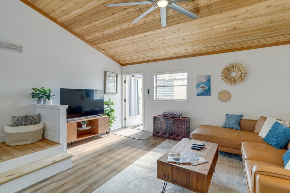 Breezy Cape Canaveral Townhome ~ 1 Mi to Beach! House in Cape Canaveral