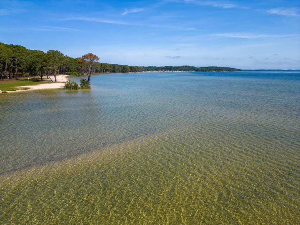 Maison au bord du lac de Biscarrosse - 6 pers - Jardin et parking - Proche pistes cyclables - FR-1-319-511 House in Sanguinet