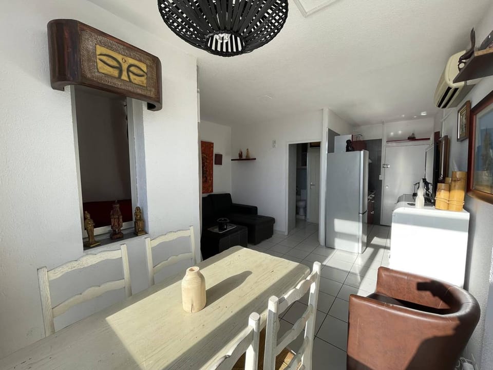 Charmant studio climatisé avec parking sécurisé à St Cyprien Plage - FR-1-106-97 Apartment in Saint-Cyprien